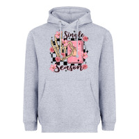 Heather Grey single season Heavyweight Hoodie - MaliasSmallBusiness