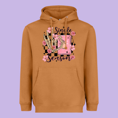 Single Season Heavyweight Hoodie Designed By Maliassmallbusiness
