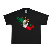 Black mexico Urban Heavy Tee - CowhideDigitalArt