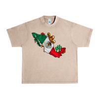 French Oak mexico Urban Heavy Tee - CowhideDigitalArt