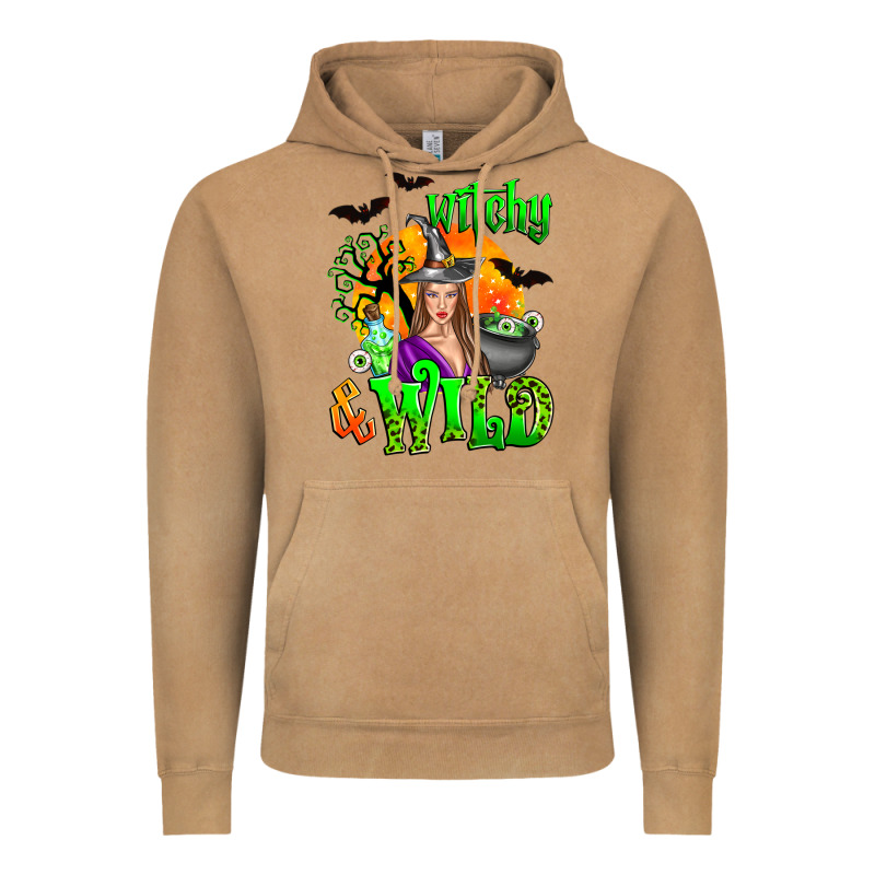 Witchy And Wild Vintage Hoodie by Zillion Design Studio | Teevron