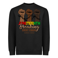 Black breaking every chain since 1865 Heavyweight Sweatshirt - HRA Design Shop