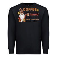 Black coffee spelled backwards is eeffoc & i don't give Premium Sweatshirt - MaliasSmallBusiness