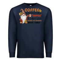 Navy coffee spelled backwards is eeffoc & i don't give Premium Sweatshirt - MaliasSmallBusiness