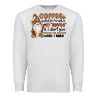 Oatmeal Heather coffee spelled backwards is eeffoc & i don't give Premium Sweatshirt - MaliasSmallBusiness