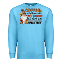 Ocean Blue coffee spelled backwards is eeffoc & i don't give Premium Sweatshirt - MaliasSmallBusiness