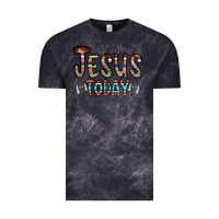 Cloud Black only talking jesus today Vintage Tee - CowhideDigitalArt