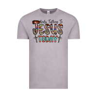 Vintage Zinc only talking jesus today Vintage Tee - CowhideDigitalArt