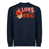 Navy love bug Heavyweight Sweatshirt - FaDigitalArtStudio