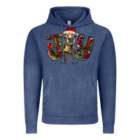 Vintage Denim christmas joy with heifer Vintage Hoodie - RanaPortraitStore