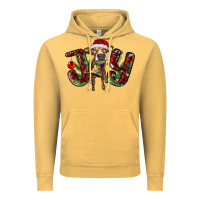 Vintage Mustard christmas joy with heifer Vintage Hoodie - RanaPortraitStore