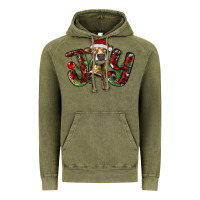 Vintage Olive christmas joy with heifer Vintage Hoodie - RanaPortraitStore