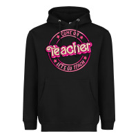 Black come on teacher let's go teach Heavyweight Hoodie - MaliasSmallBusiness