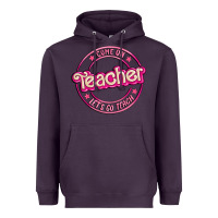 Plum come on teacher let's go teach Heavyweight Hoodie - MaliasSmallBusiness