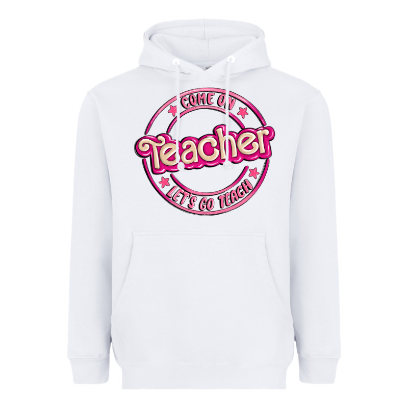 Come On Teacher Let's Go Teach Heavyweight Hoodie by MaliasSmallBusiness | Teevron