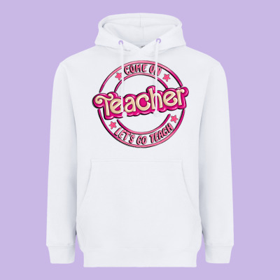 Come On Teacher Let's Go Teach Heavyweight Hoodie Designed By Maliassmallbusiness