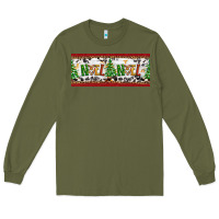 Army Green Noel Long Sleeve Tee - Artiststas
