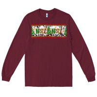 Burgundy Noel Long Sleeve Tee - Artiststas