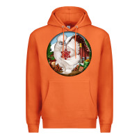 Carrot silkie chicken christmas Premium Hoodie - LillyAllenDesigns