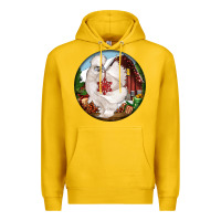 Lemon silkie chicken christmas Premium Hoodie - LillyAllenDesigns