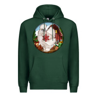 Sports Green silkie chicken christmas Premium Hoodie - LillyAllenDesigns