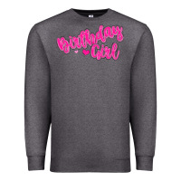 Charcoal Heather birthday girl Premium Sweatshirt - MaliasSmallBusiness