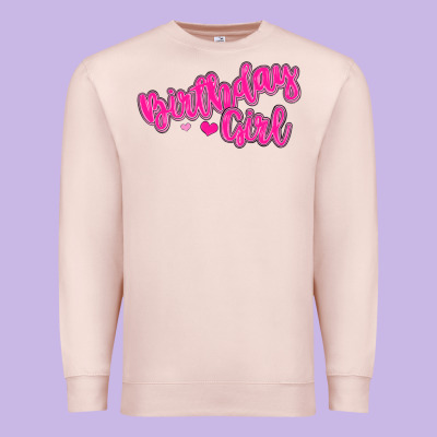 Birthday Girl Premium Sweatshirt Designed By Maliassmallbusiness