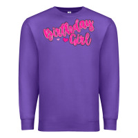 Purple birthday girl Premium Sweatshirt - MaliasSmallBusiness