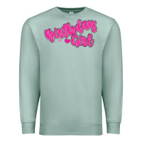 Seafoam birthday girl Premium Sweatshirt - MaliasSmallBusiness