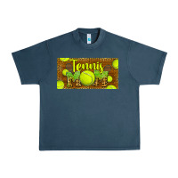 Midnight Navy tennis mom license plate Urban Heavy Tee - BarkalooDesign