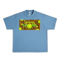 Pebble Blue tennis mom license plate Urban Heavy Tee - BarkalooDesign