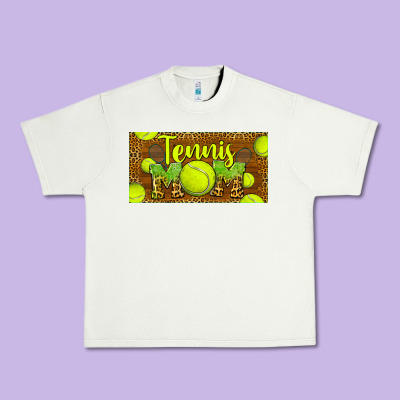 Tennis Mom License Plate Urban Heavy Tee Designed By Barkaloodesign