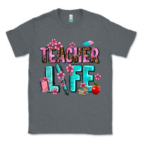Charcoal Heather teacher life Classic Tee - AdoDesignShop