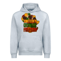 Heather Grey juneteenth celebrate freedom Urban Hoodie - NancyCooperArtShop