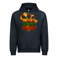 Navy juneteenth celebrate freedom Urban Hoodie - NancyCooperArtShop