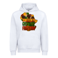 White juneteenth celebrate freedom Urban Hoodie - NancyCooperArtShop