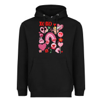 Black cute valentines day Heavyweight Hoodie - MaliasSmallBusiness