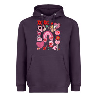 Plum cute valentines day Heavyweight Hoodie - MaliasSmallBusiness