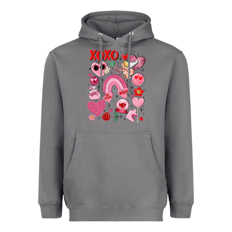 Cute Valentines Day Heavyweight Hoodie by MaliasSmallBusiness | Teevron