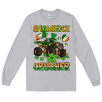 Moon Dust shamrocks crusher monster truck with shamrocks Long Sleeve Tee - AdoDesignShop