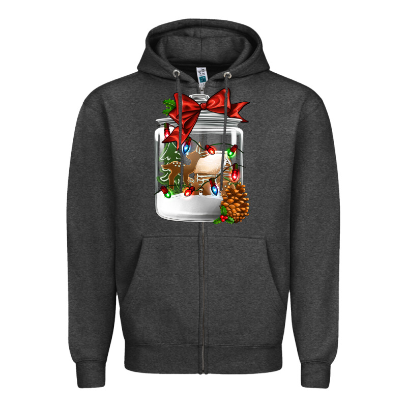 Christmas Cookie Jar Zipper Hoodie by Jasminsmagicworld | Teevron