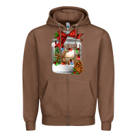 Chestnut Christmas cookie jar Zipper Hoodie - Jasminsmagicworld