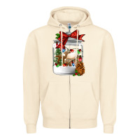 Sandshell Christmas cookie jar Zipper Hoodie - Jasminsmagicworld