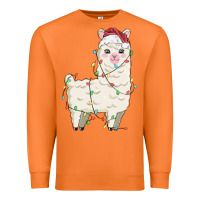 Carrot christmas llama Premium Sweatshirt - MaliasSmallBusiness