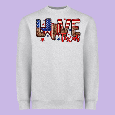 Love Texas Heavyweight Sweatshirt Designed By Neo Western