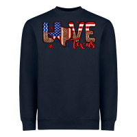 Navy Love Texas Heavyweight Sweatshirt - Neo Western