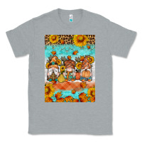 Heather Grey Fall gnomes Classic Tee - Artiststas