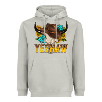 Moon Dust yeehaw bull skull Heavyweight Hoodie - NancyCooperArtShop