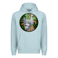Blue Mist brahma chicken christmas Premium Hoodie - LillyAllenDesigns