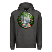 Charcoal Heather brahma chicken christmas Premium Hoodie - LillyAllenDesigns